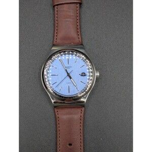Swatch Irony Special Automatic Sistem 51 YIZ405 Classic Lines By Hackett Leather